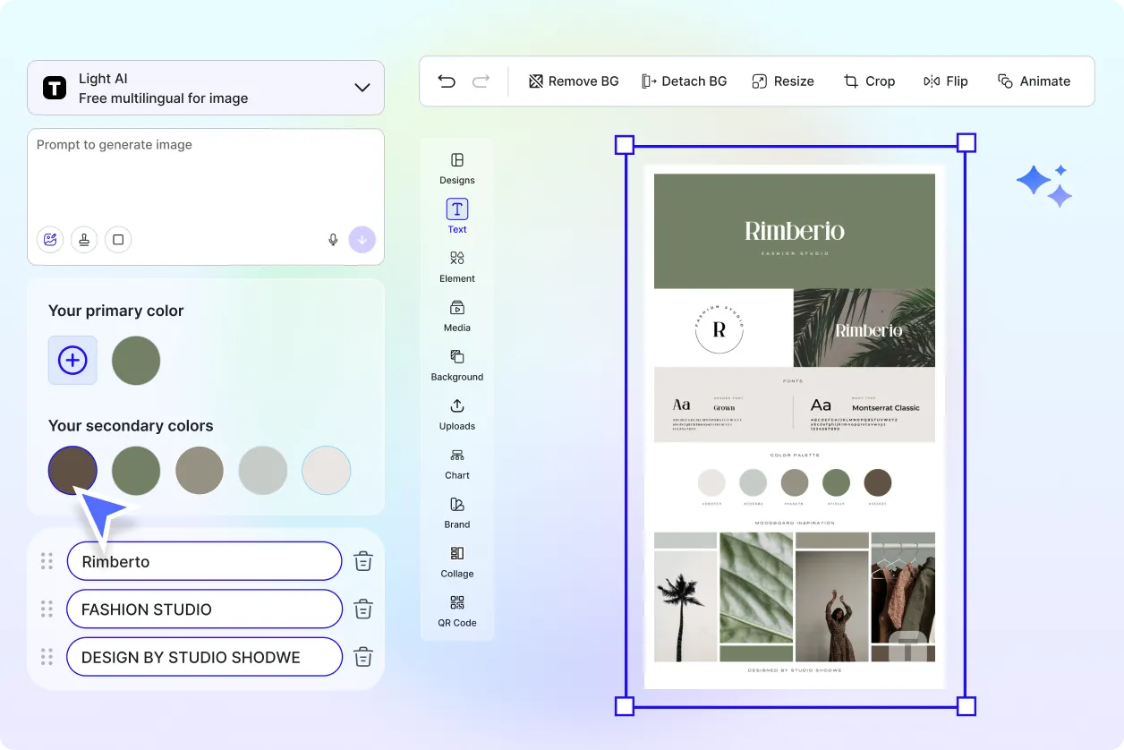 Free AI Brand Kit Generator, Create Brand Identity Designs Online